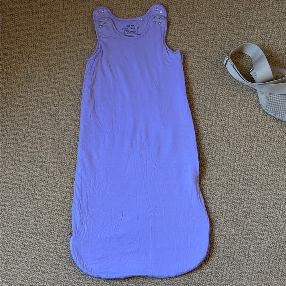 Little Sleepies Purple Baby Sleeping Bag